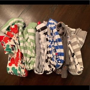 Set of 7 Hanna Andersson Long John pajamas